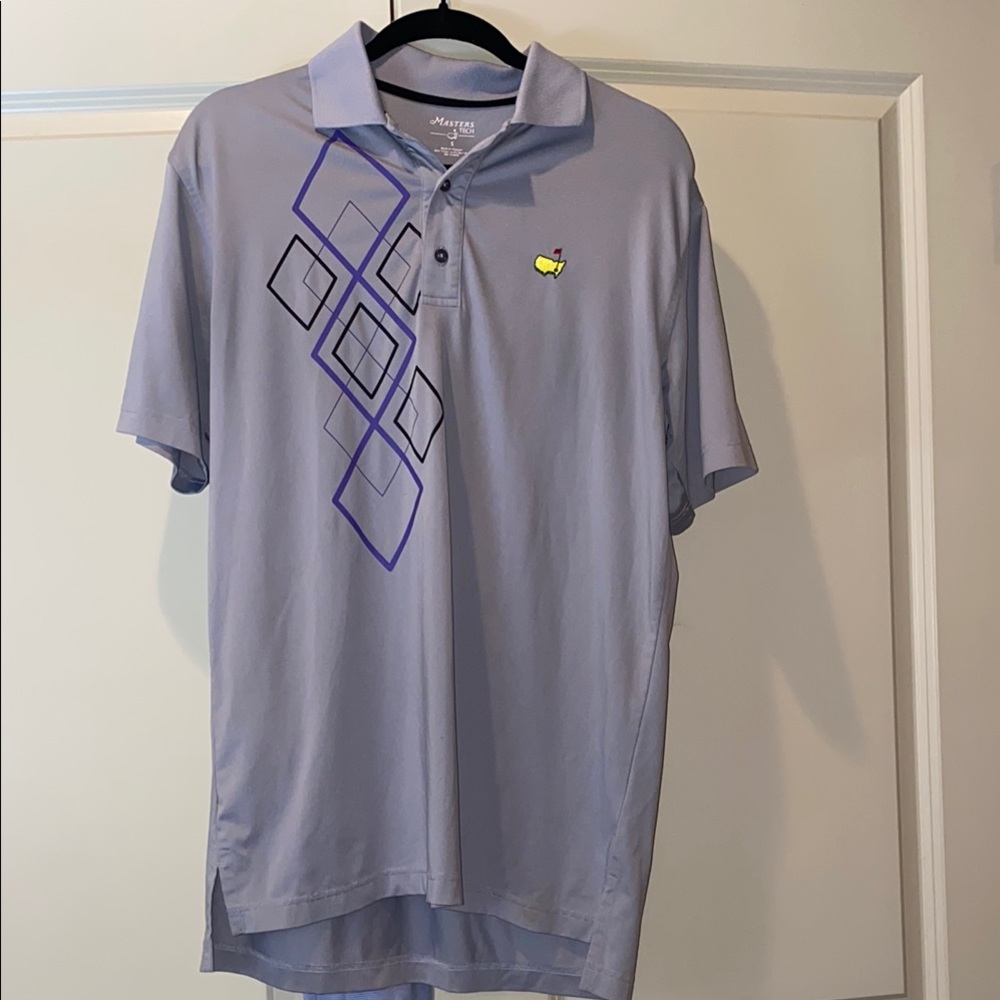 Masters Men's Gray Polo Shirt